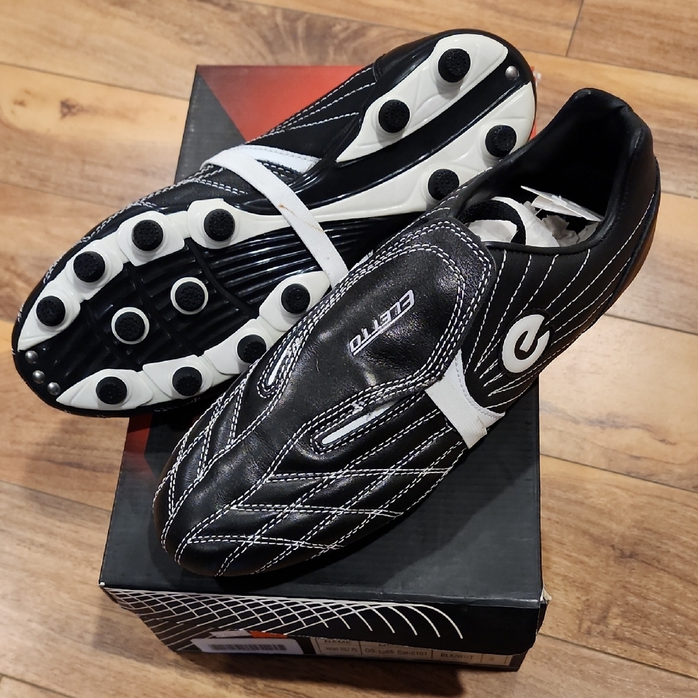Eletto INSTANT VXL PU Black Soccer Cleats